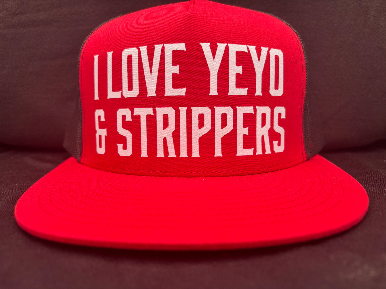 I Love Yeyo & Strippers Red Hat