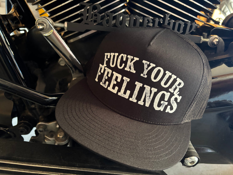 Fuck Your Feelings Hat Black