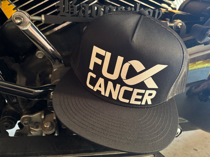 Fuck Cancer Hat White