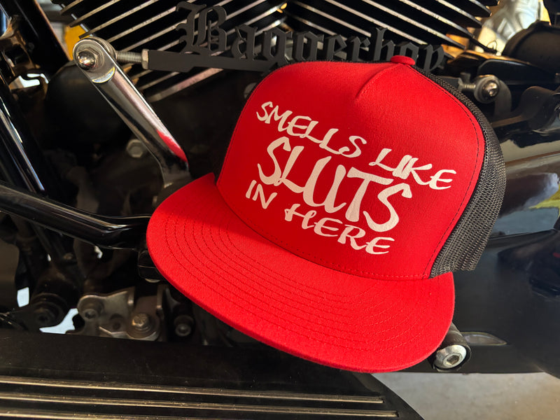 Smells Like Sluts Hat Red