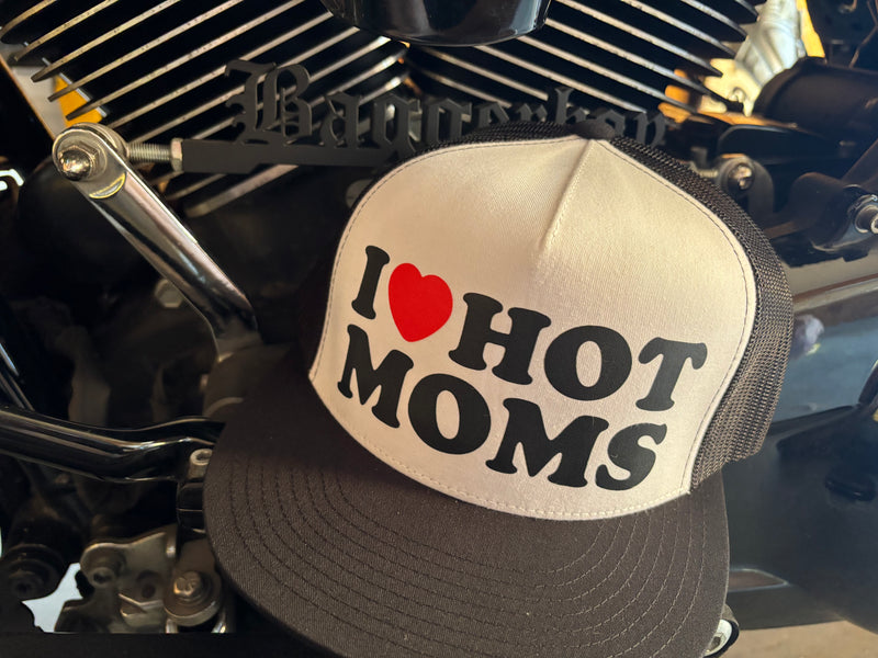 I Love Hot Moms Hat