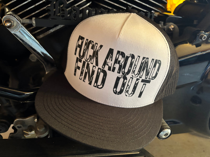 Fuck Around Find Out Hat White