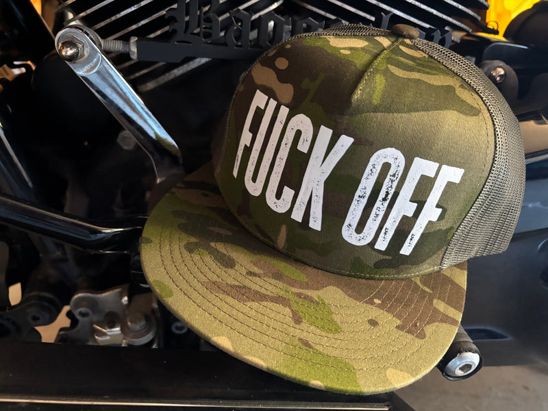 Fuck Off Hat Camo