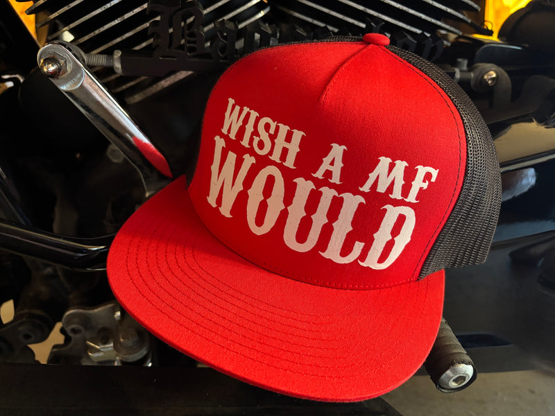 Wish A MF Would Hat Red