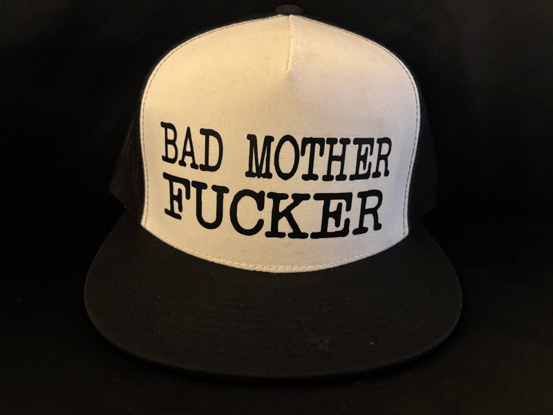 Bad Mother Fucker Hat White