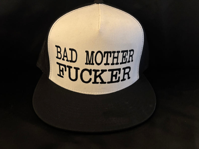 Bad Mother Fucker Hat White