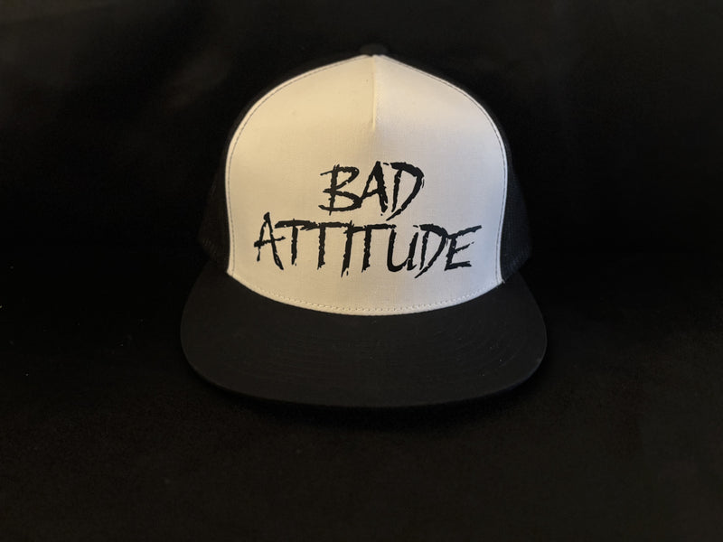 Bad Attitude Hat White