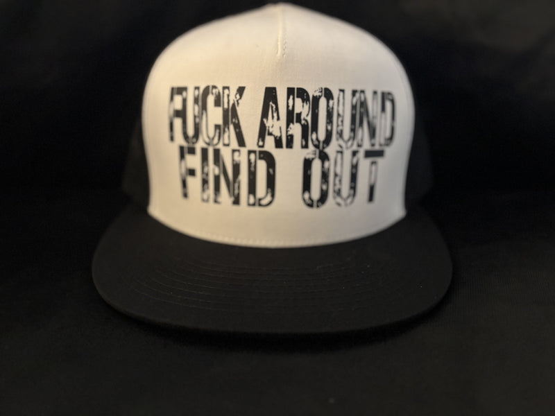 Fuck Around Find Out Hat White
