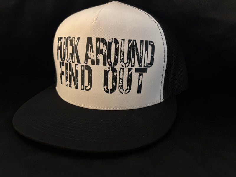Fuck Around Find Out Hat White