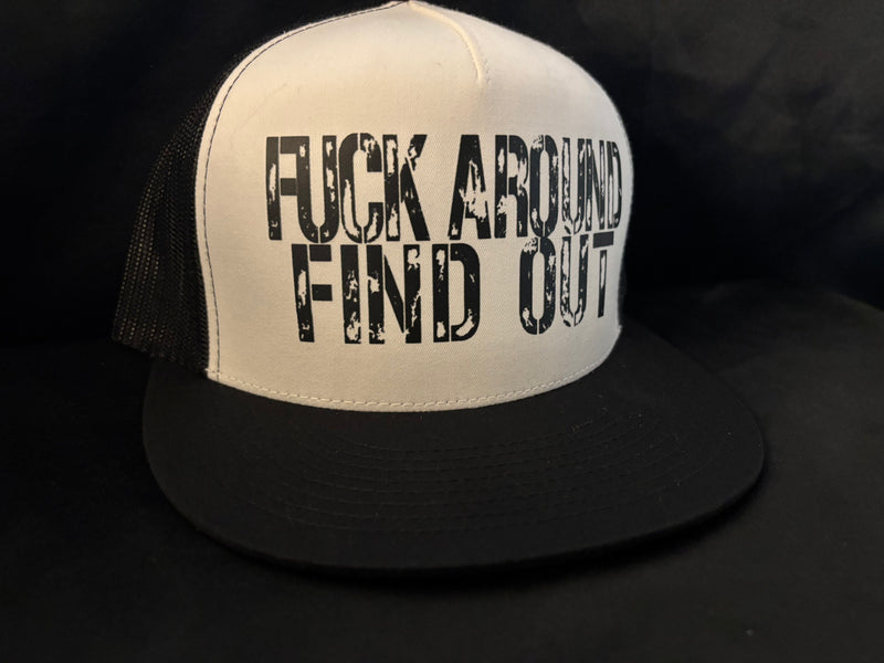Fuck Around Find Out Hat White