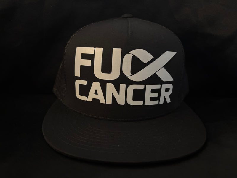 Fuck Cancer Hat White