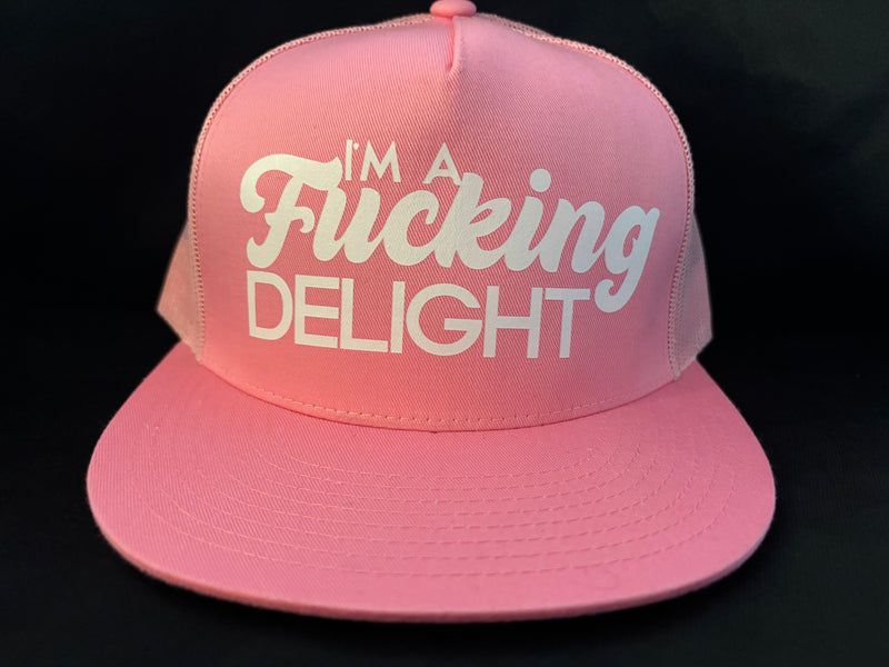Fucking Delight Hat Pink
