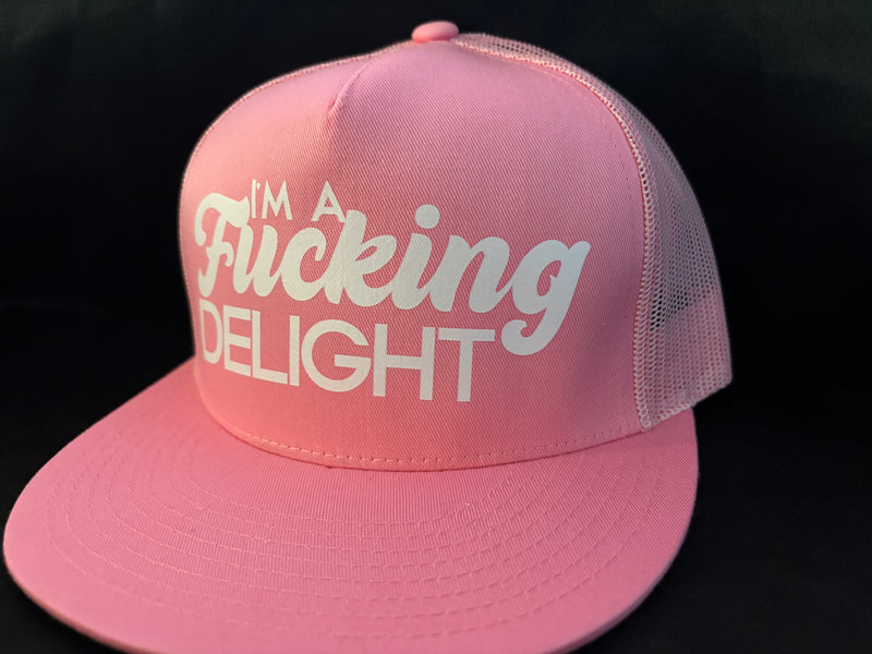 Fucking Delight Hat Pink