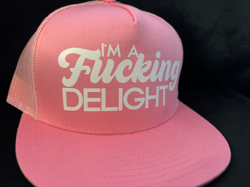 Fucking Delight Hat Pink