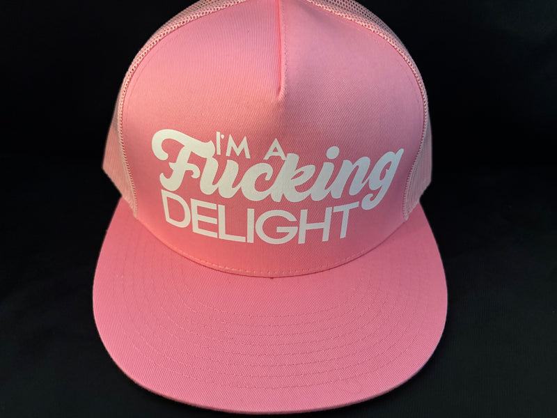 Fucking Delight Hat Pink