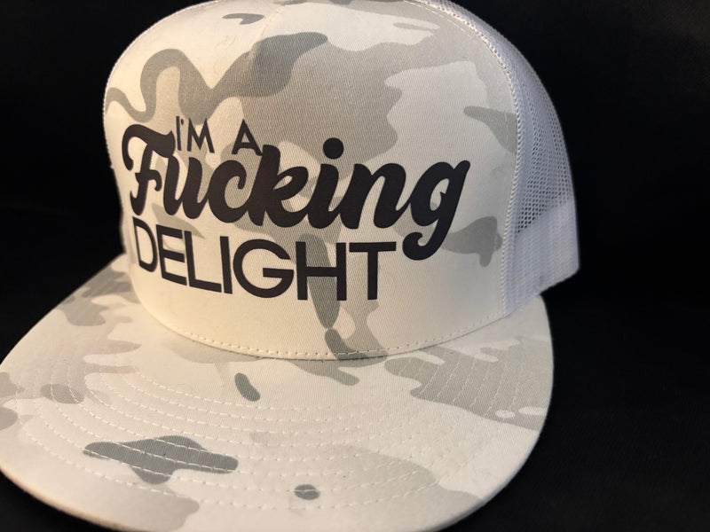 Fucking Delight Hat Arctic Camo