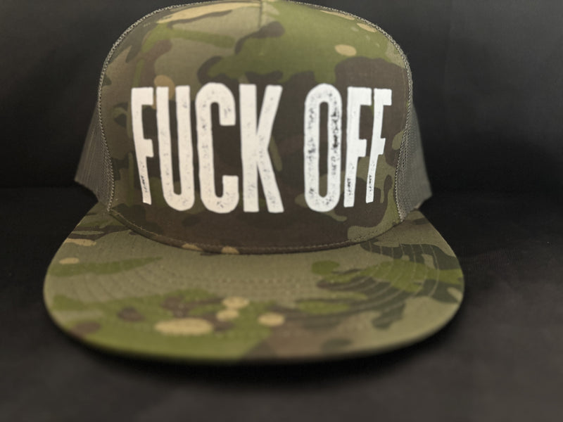 Fuck Off Hat Camo