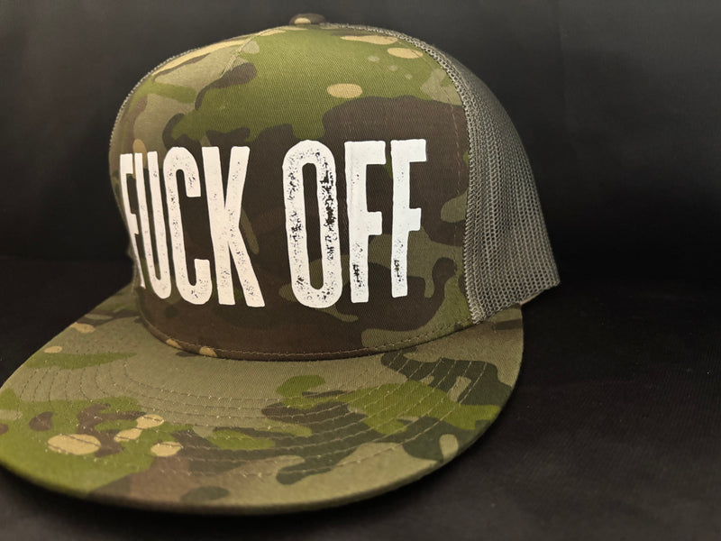 Fuck Off Hat Camo