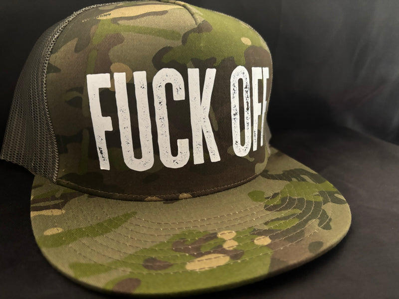Fuck Off Hat Camo