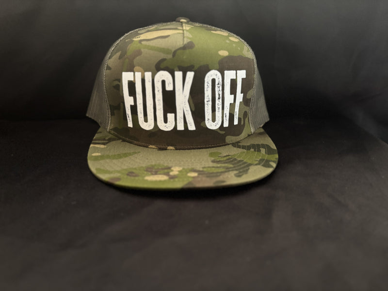 Fuck Off Hat Camo