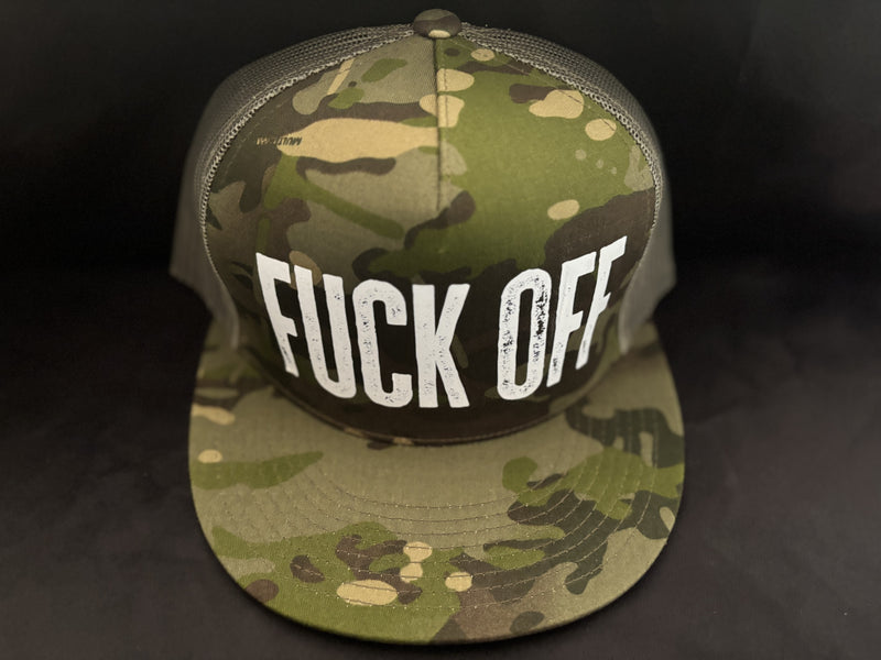 Fuck Off Hat Camo