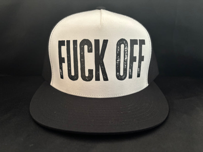 Fuck Off Hat White