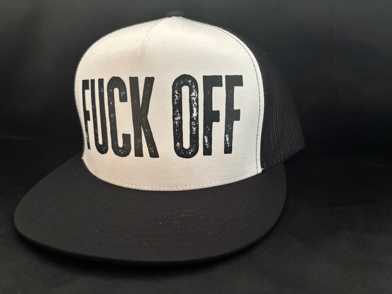 Fuck Off Hat White