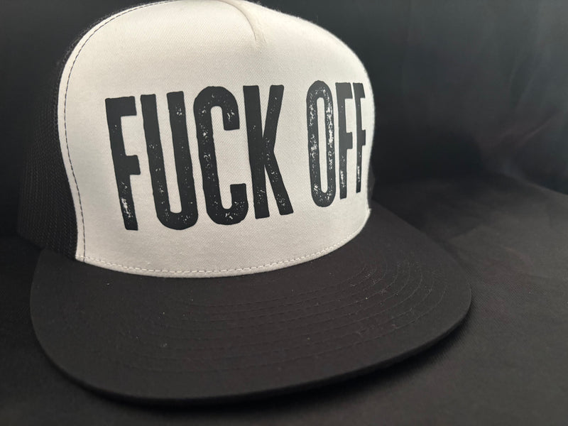Fuck Off Hat White