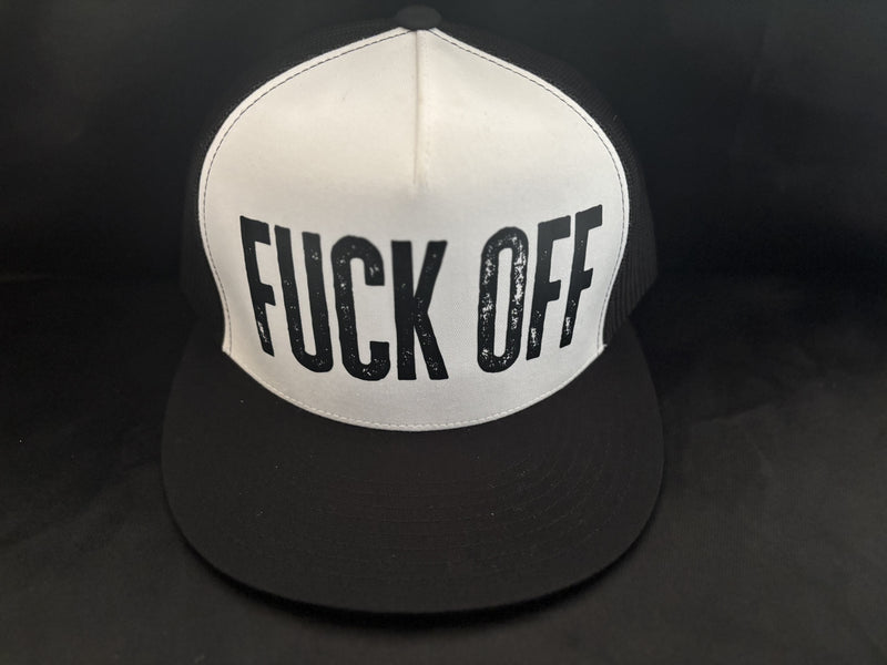 Fuck Off Hat White