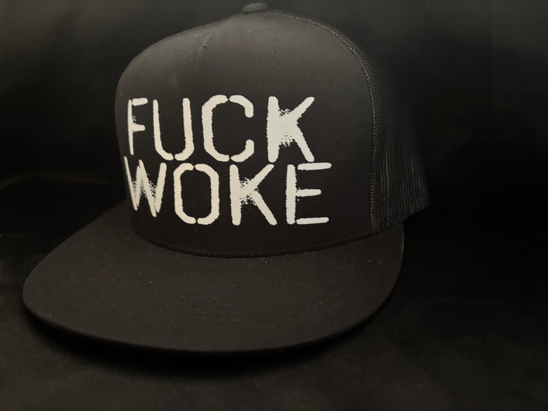 Fuck Woke Hat Black