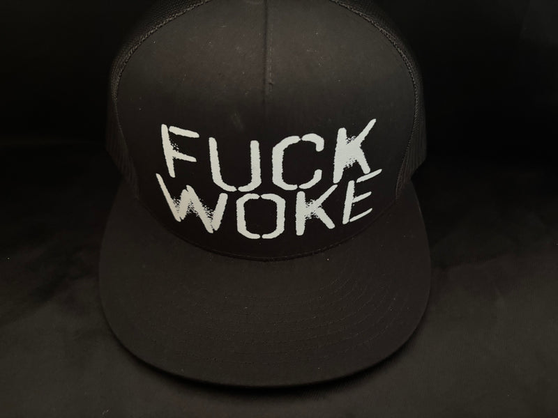 Fuck Woke Hat Black