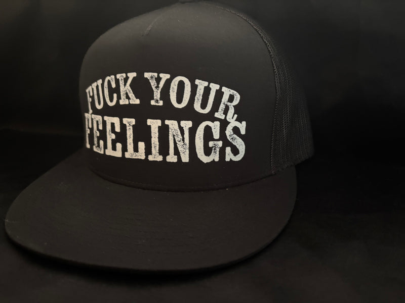 Fuck Your Feelings Hat Black