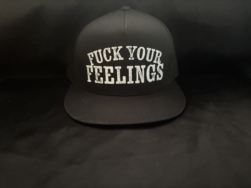 Fuck Your Feelings Hat Black