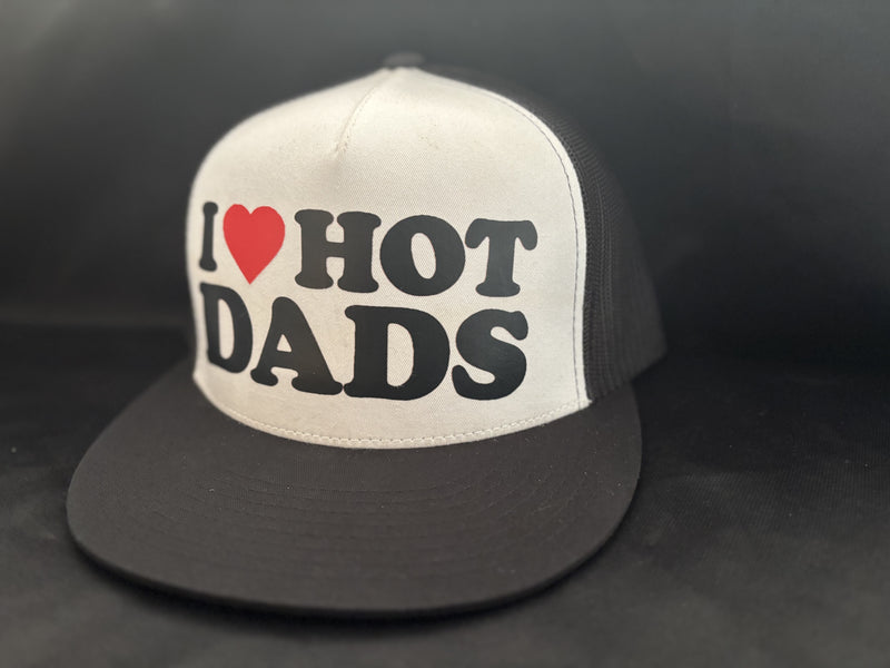 I Love Hot Dads Hat