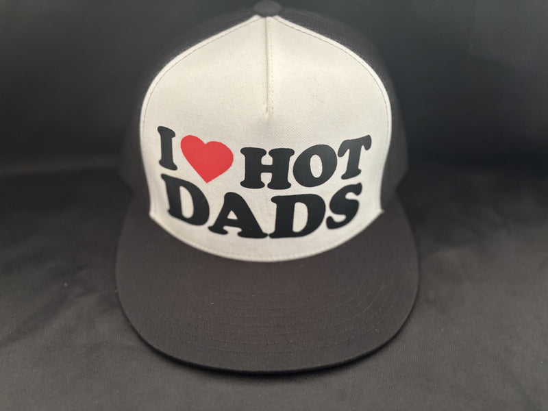 I Love Hot Dads Hat