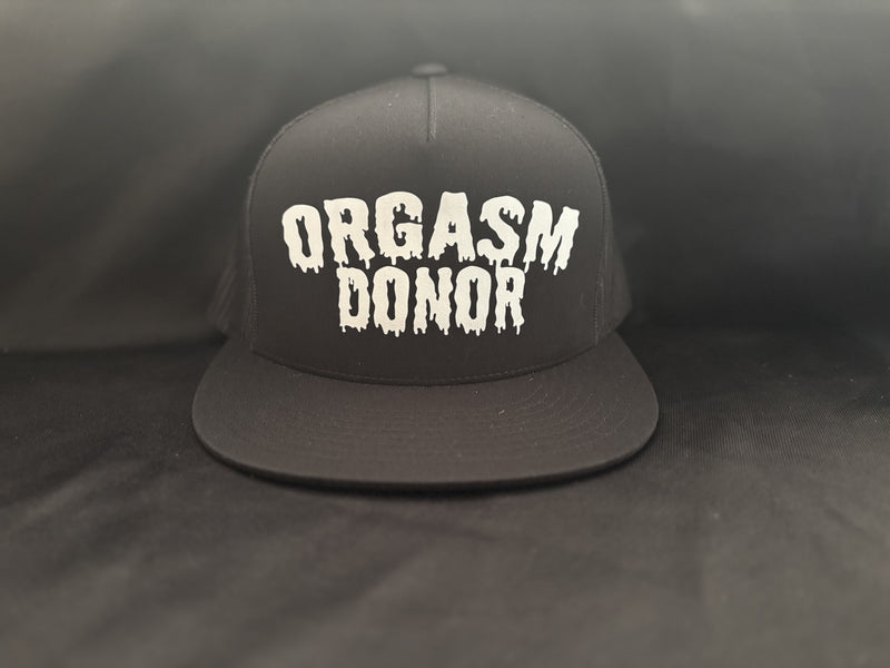 Orgasm Donor Hat Black