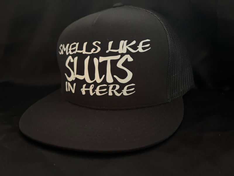 Smells Like Sluts Hat Black