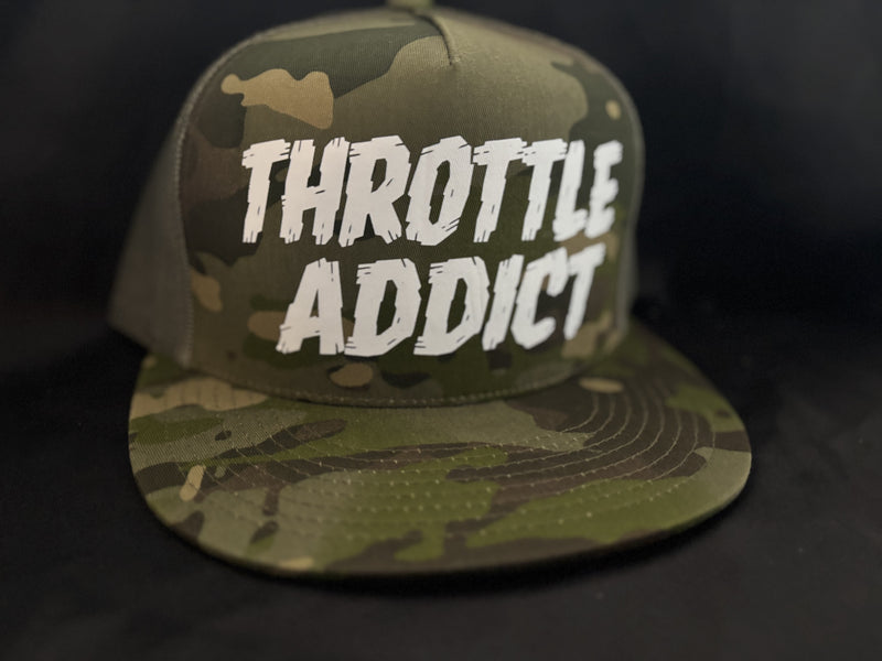 Throttle Addict Hat Camo