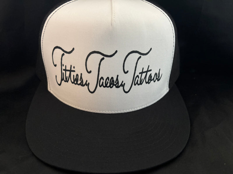 Titties Tacos Tattoos Hat
