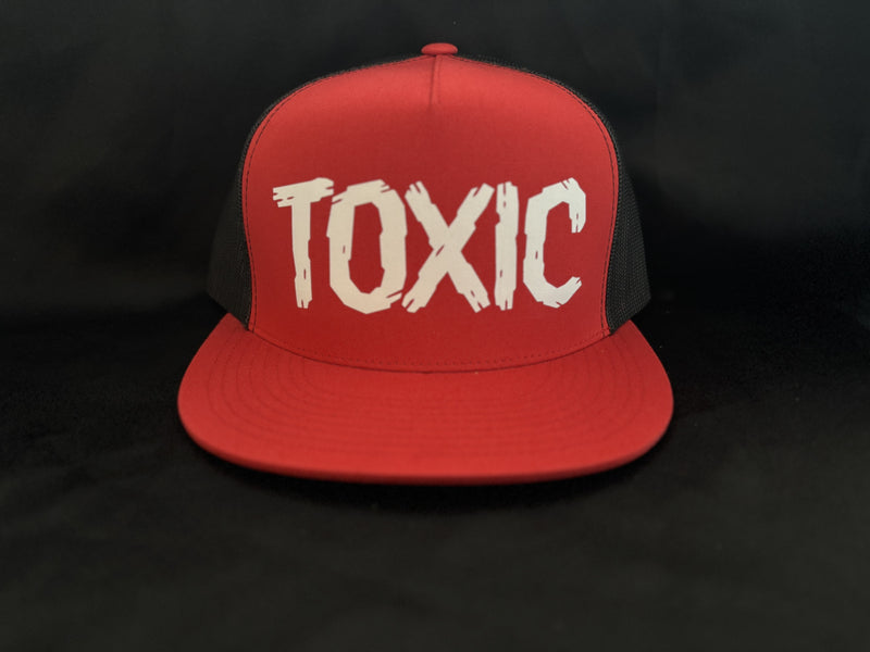 Toxic Hat Red/White