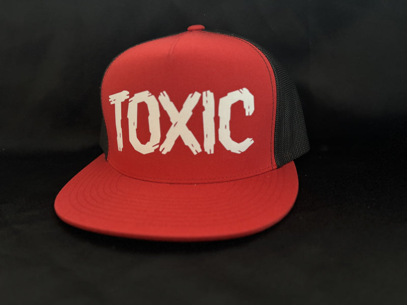 Toxic Hat Red/White