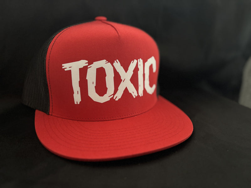 Toxic Hat Red/White
