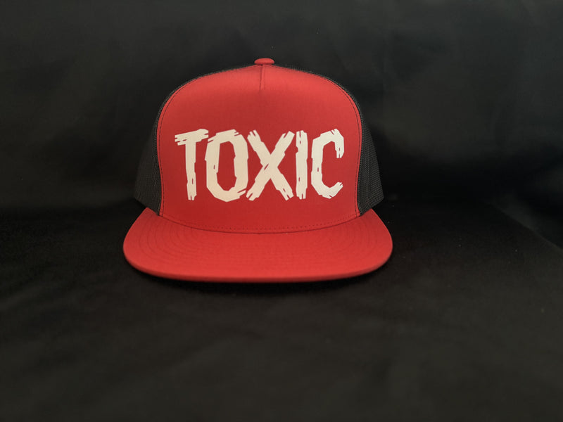 Toxic Hat Red/White