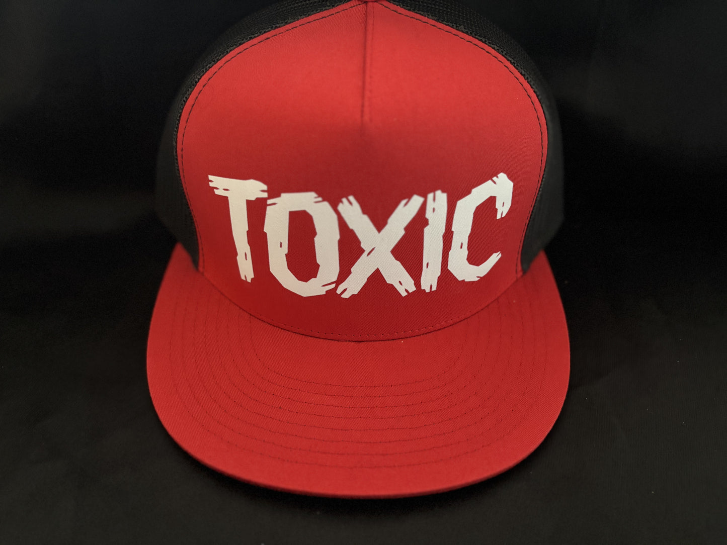 Toxic Hat Red/White