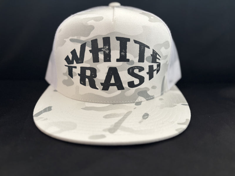 White Trash Hat Arctic Camo