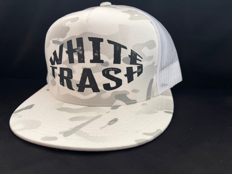 White Trash Hat Arctic Camo