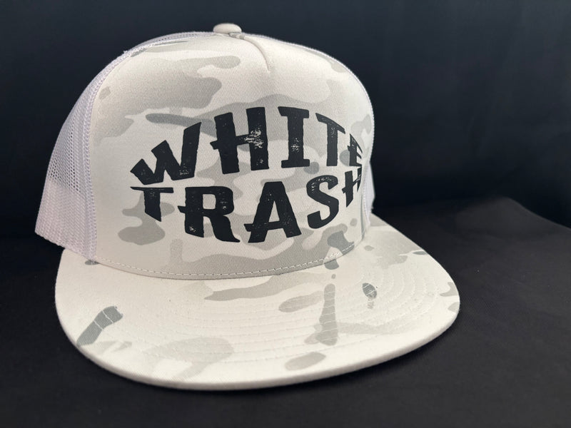White Trash Hat Arctic Camo