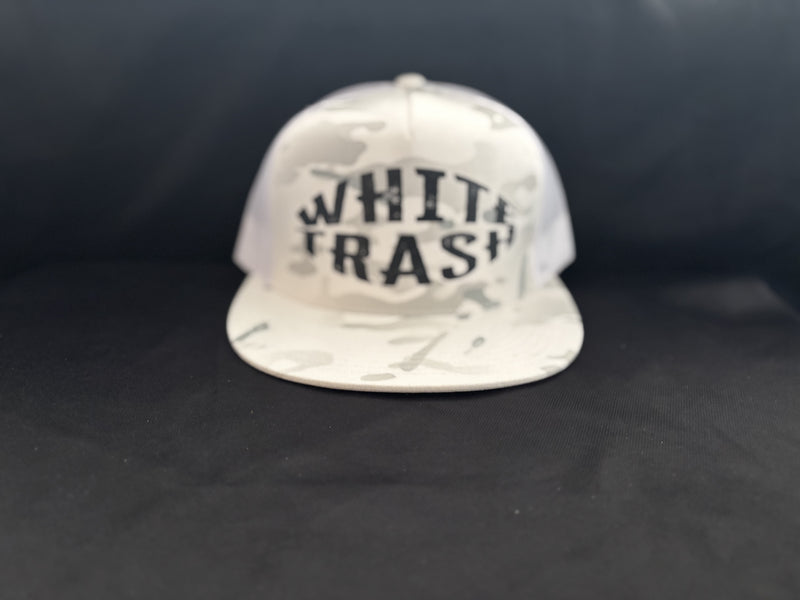 White Trash Hat Arctic Camo