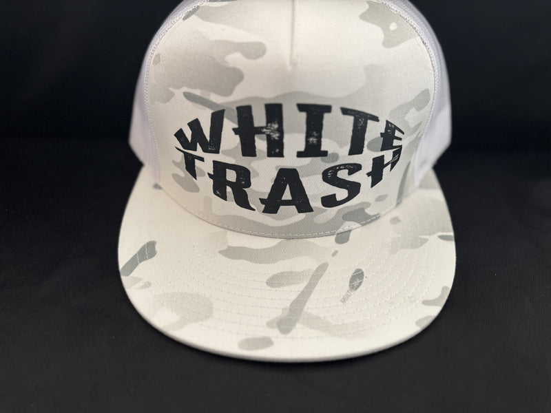 White Trash Hat Arctic Camo