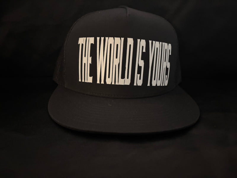 The World is Yours Hat Black